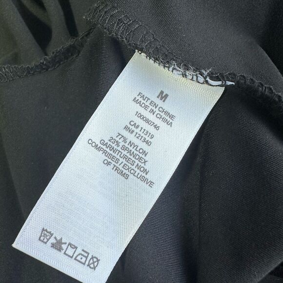 Dynamite Bodycon Long Sleeve Crop Top Medium - Picture 4 of 5